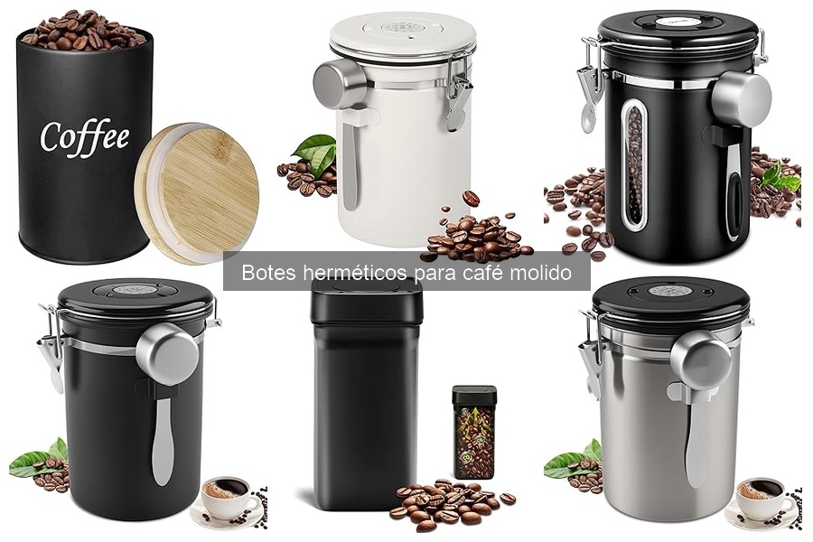 Comparativa botes herméticos: vidrio vs. plástico para café