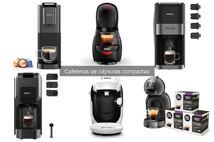 Comparativa: Cafeteras de cápsulas compactas vs tradicionales
