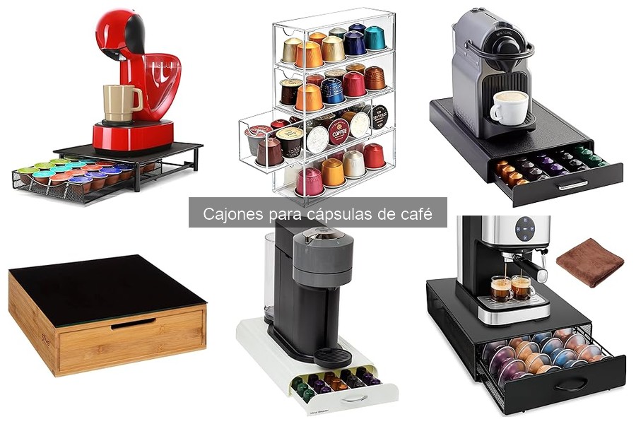 Comparativa: Cajones para cápsulas de café vs otros sistemas