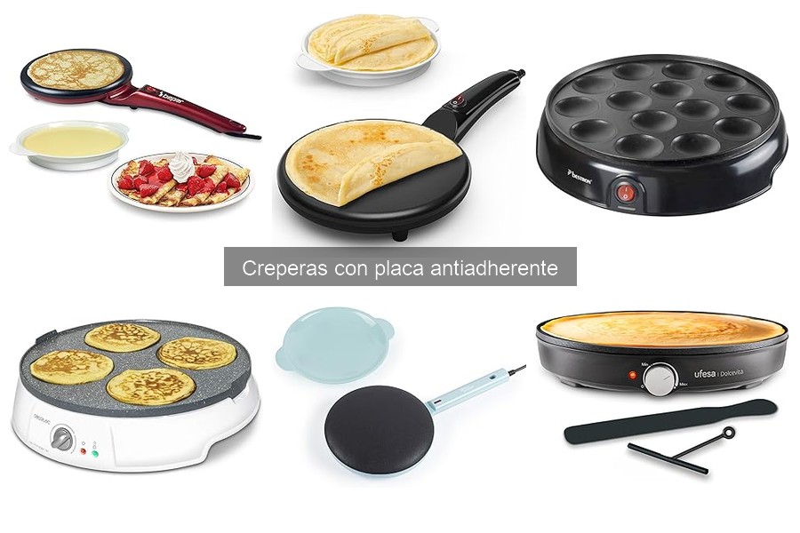 Comparativa: Creperas con Placa Antiadherente vs Tradicionales