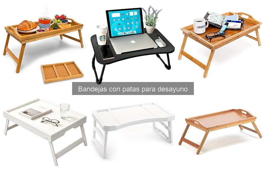 Comparativa de Bandejas con Patas para Desayuno: Mejores Opciones