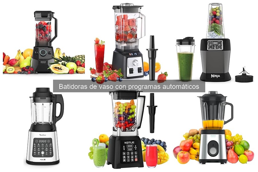 Comparativa de Batidoras de Vaso Automáticas: Marcas Populares