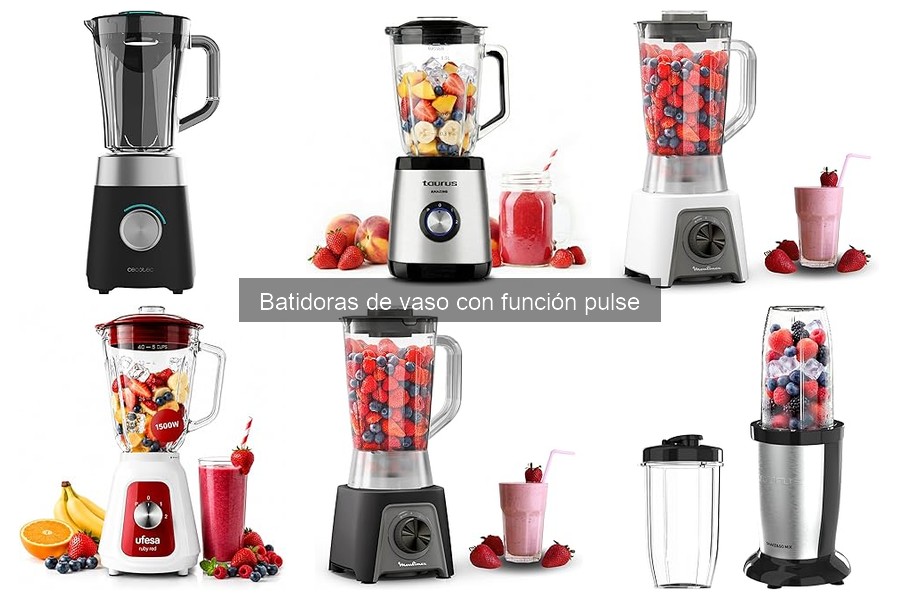 Comparativa de Batidoras de Vaso con Función Pulse