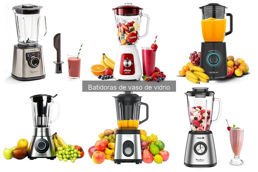Comparativa de Batidoras de Vaso de Vidrio: Calidad y Precio