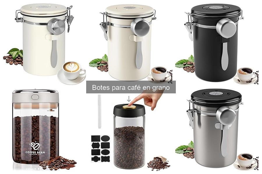 Comparativa de Botes para Café en Grano con Tecnología Avanzada