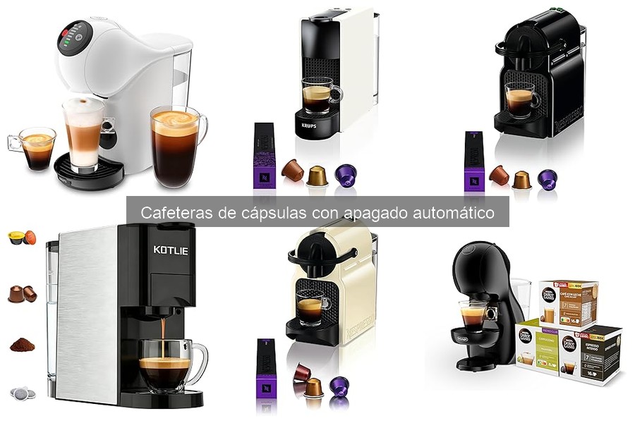 Comparativa de cafeteras de cápsulas con apagado automático