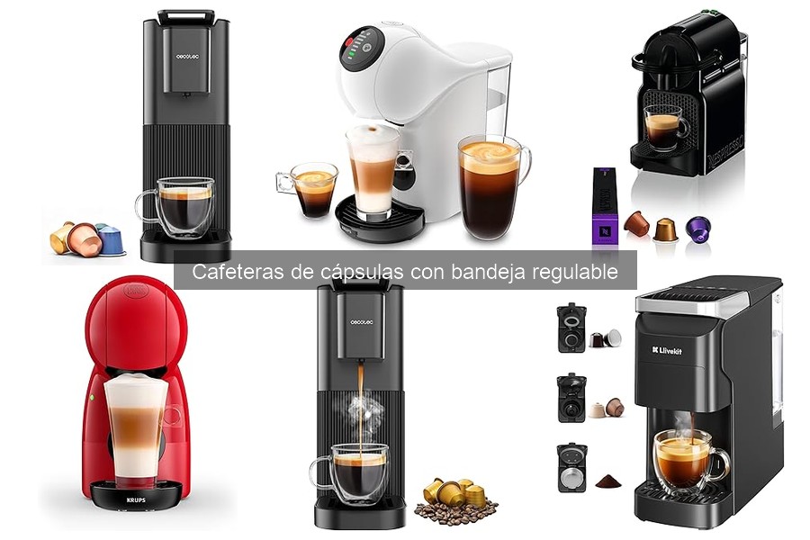 Comparativa de Cafeteras de Cápsulas con Bandeja Regulable