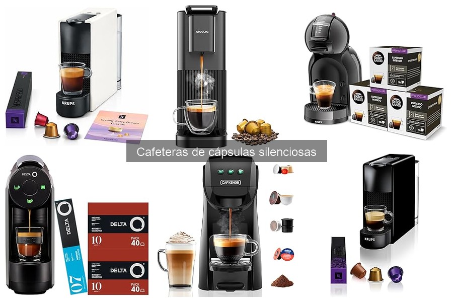 Comparativa de cafeteras de cápsulas silenciosas: Nespresso y más