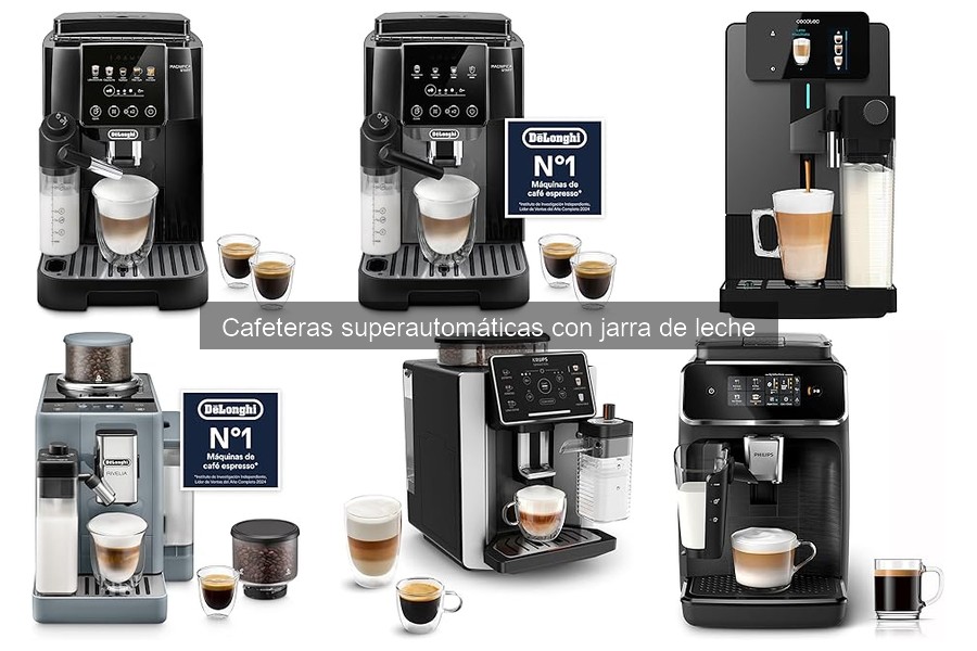 Comparativa de Cafeteras Superautomáticas con Jarra de Leche