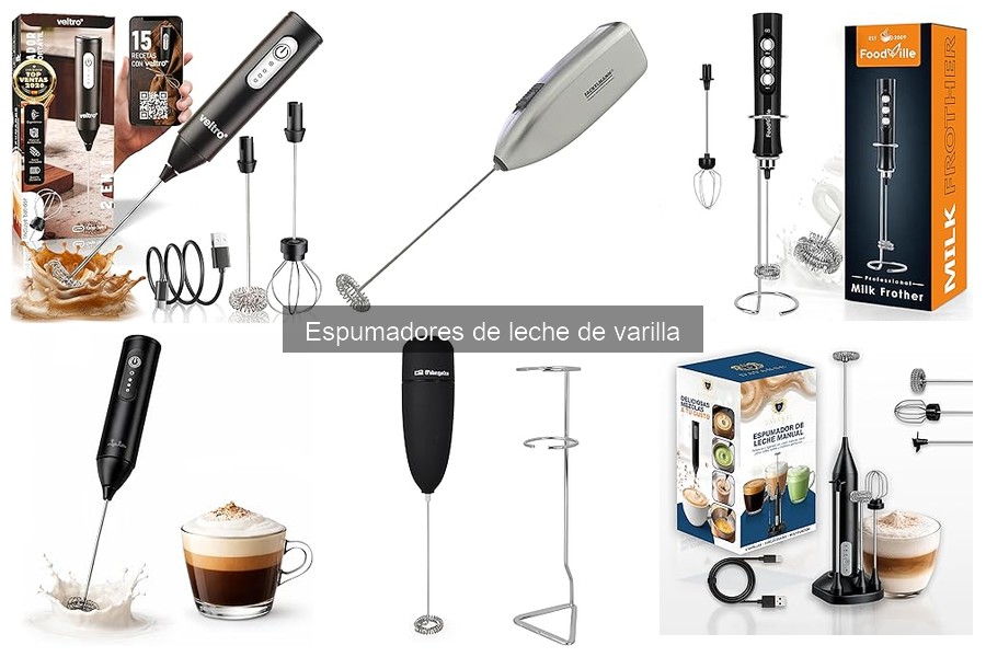 Comparativa de Espumadores de Leche: Varilla vs Eléctricos