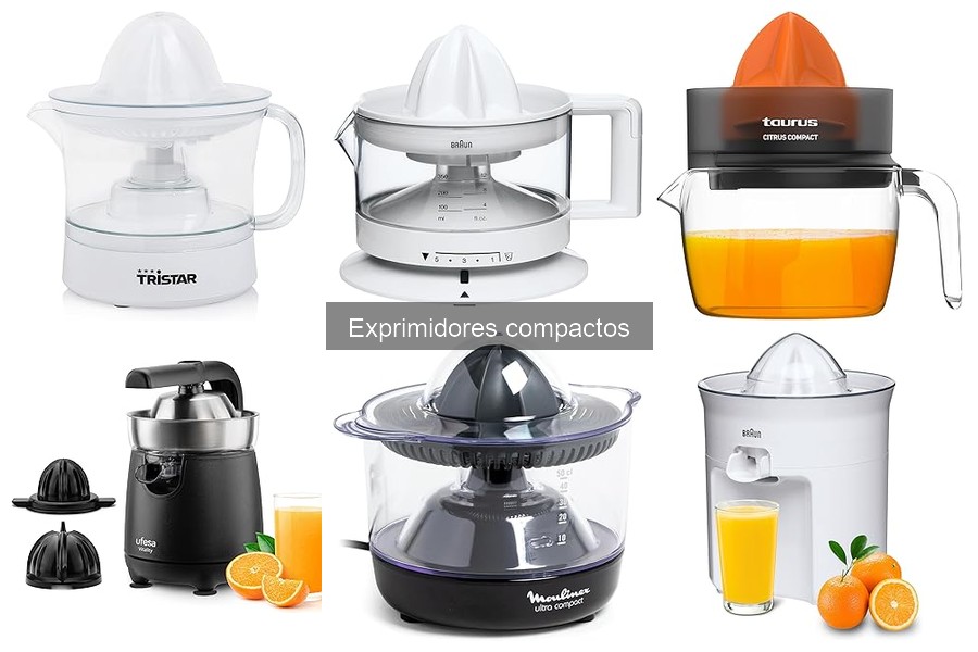 Comparativa de Exprimidores Compactos de Marcas Reconocidas