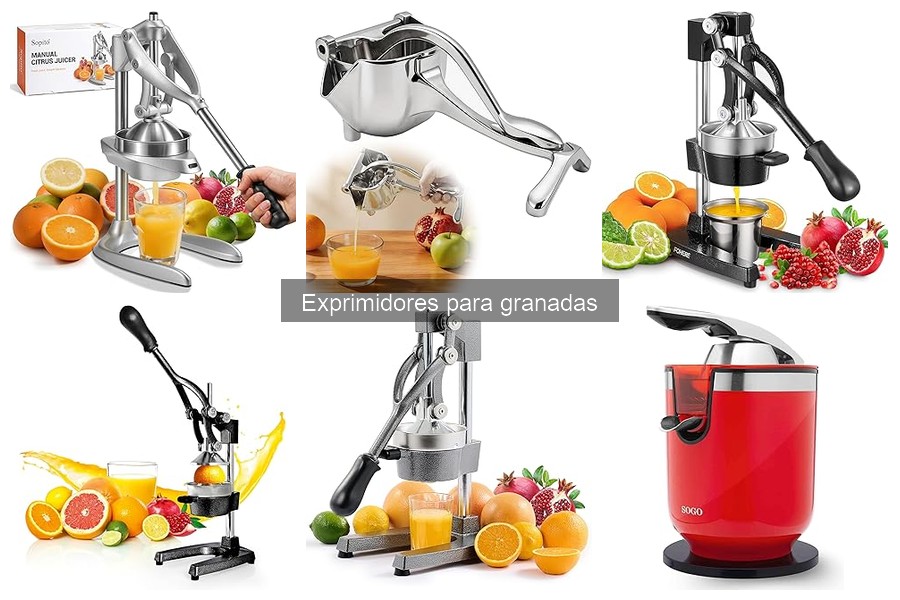 Comparativa de Exprimidores de Granadas: Eléctricos vs Manuales