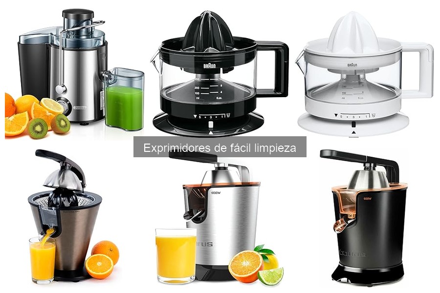 Comparativa de Exprimidores: Fácil Limpieza vs Tradicionales