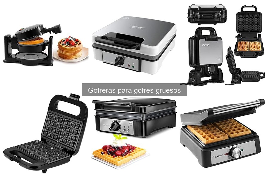 Comparativa de Gofreras Gruesas vs Normales: Mejor Opción