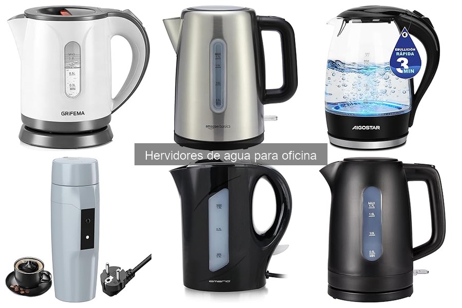 Comparativa de hervidores de agua para oficina: mejores opciones