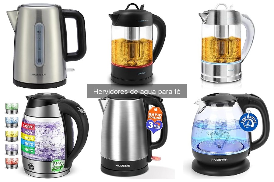 Comparativa de hervidores de agua para té: Precio y características