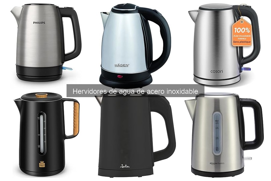 Comparativa de hervidores eléctricos de acero inoxidable vs. otros materiales