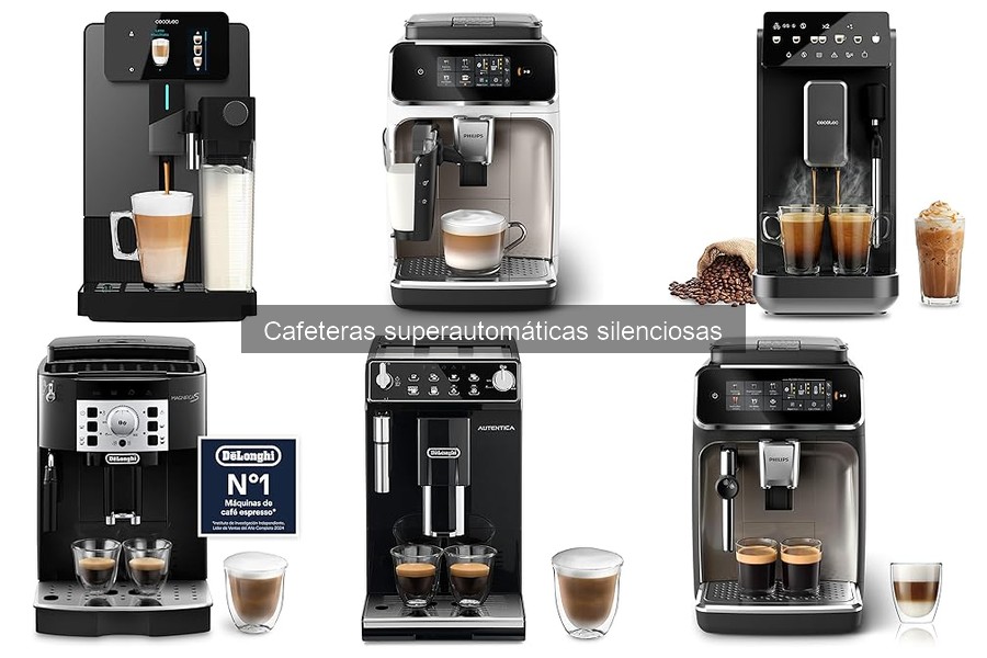 Comparativa de las Mejores Cafeteras Superautomáticas Silenciosas