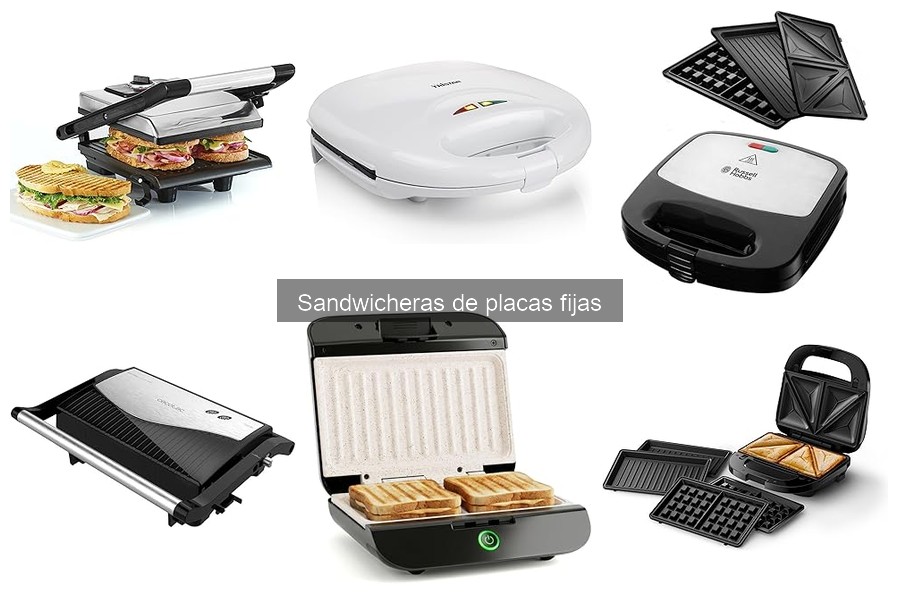Comparativa de las Mejores Sandwicheras de Placas Fijas