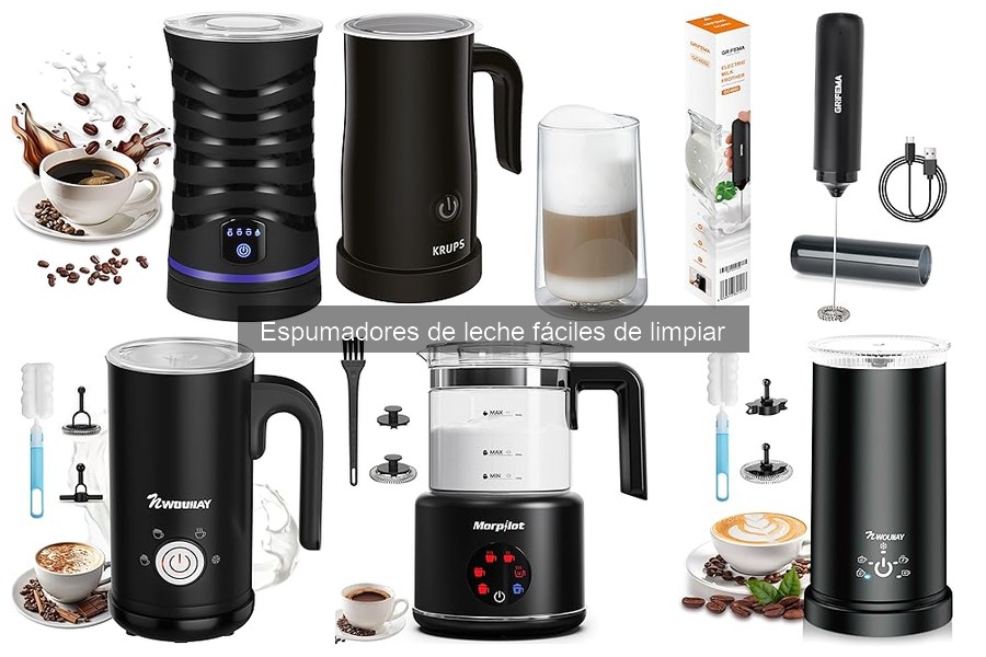 Comparativa de los mejores espumadores de leche fáciles de limpiar