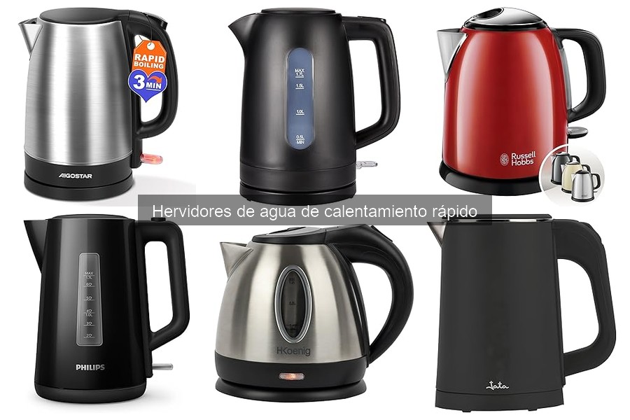 Comparativa de los mejores hervidores de agua 2023
