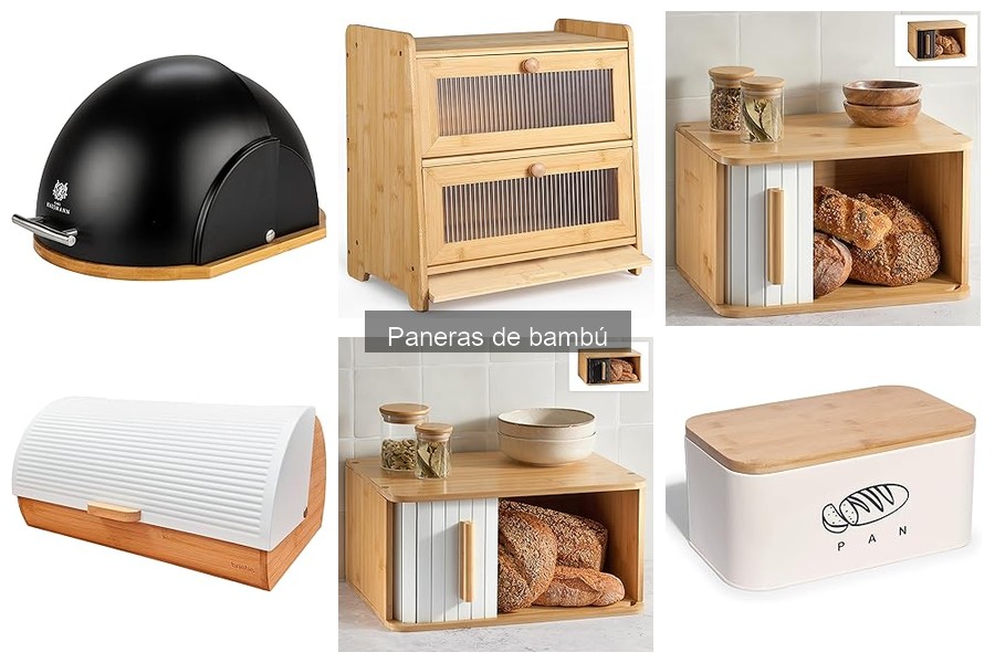 Comparativa de paneras: bambú vs. plástico, metal y cerámica
