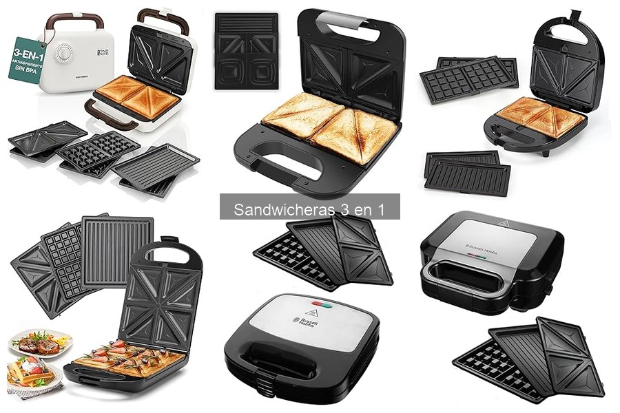 Comparativa de Sandwicheras 3 en 1: Cecotec vs Aigostar