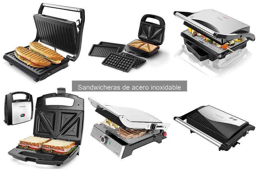 Comparativa de Sandwicheras de Acero Inoxidable y Precios