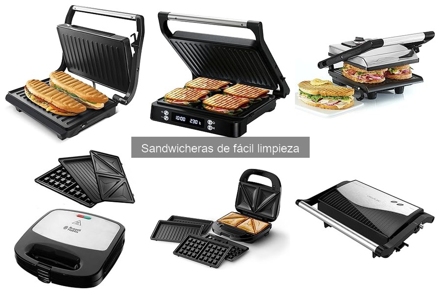 Comparativa de Sandwicheras de Fácil Limpieza vs Tradicionales