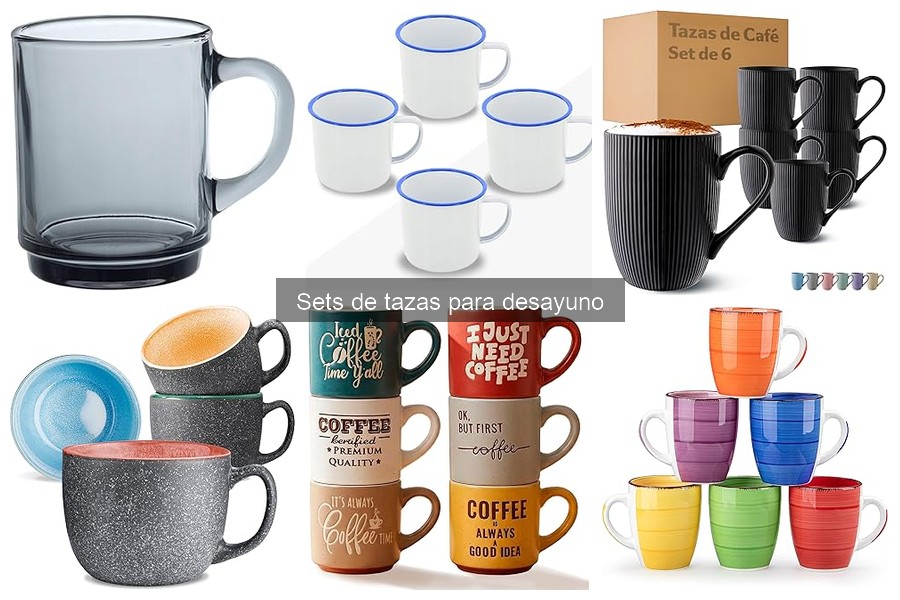 Comparativa de Sets de Tazas para Desayuno: Mejores Marcas