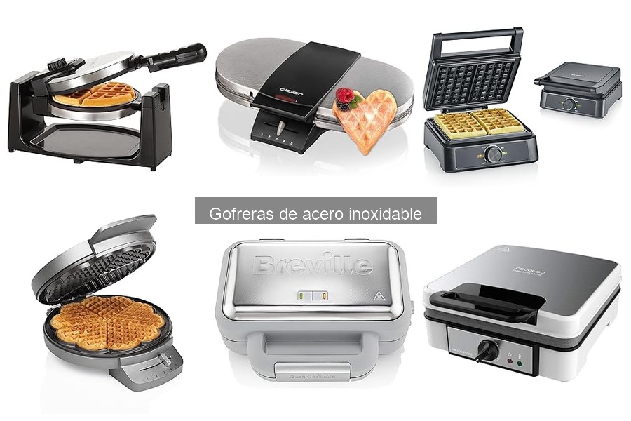 Comparativa: Gofreras de Acero Inoxidable vs Teflón