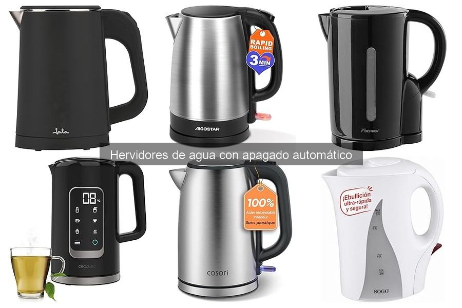 Comparativa: Hervidores de Agua con y sin Apagado Automático