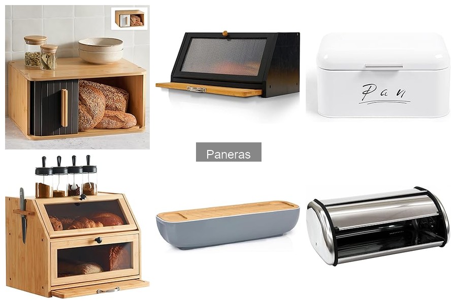 Comparativa: Paneras de Plástico vs. Metal para Pan Fresco