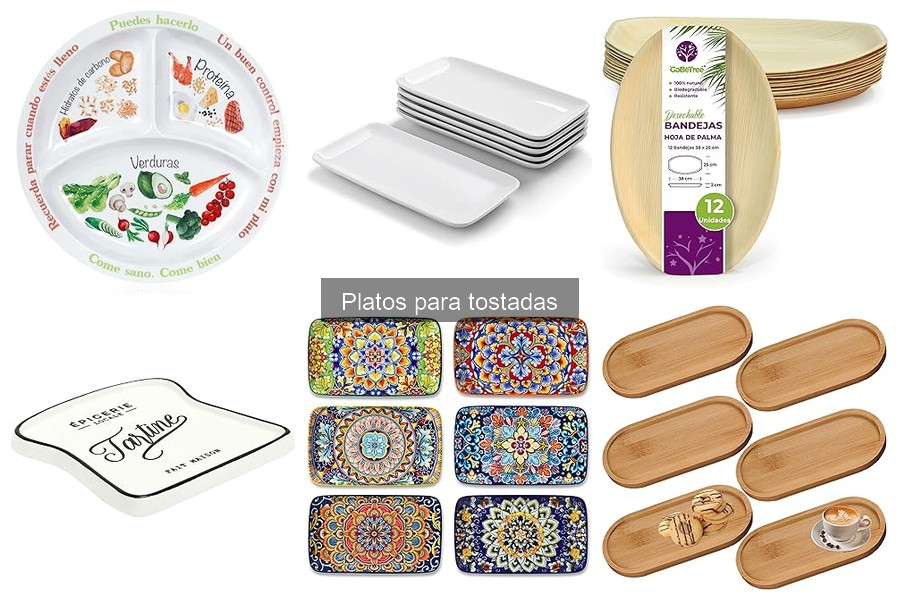 Comparativa: Platos de Cerámica vs. Platos de Plástico para Tostadas