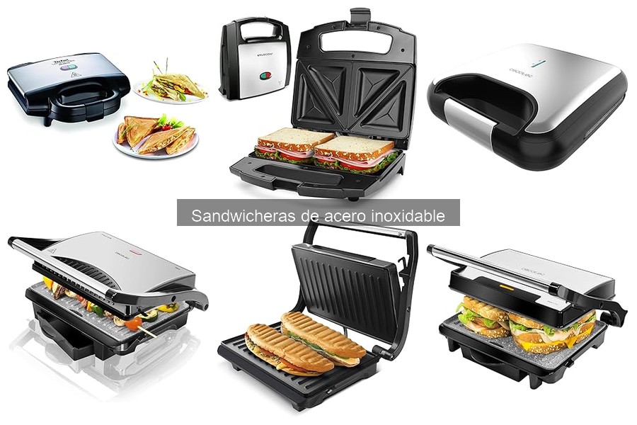 Comparativa: Sandwicheras de acero inoxidable vs plástico
