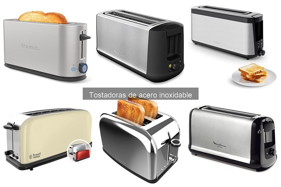 Comparativa Tostadoras de Acero Inoxidable vs Plástico