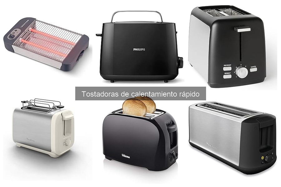 Comparativa: Tostadoras de Calentamiento Rápido vs Tradicionales