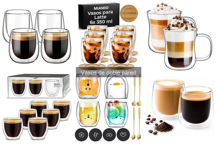 Comparativa: Vasos de Doble Pared de Cristal vs Acero Inoxidable