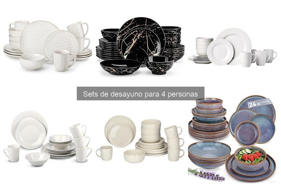 Consejos para Elegir un Set de Desayuno para 4 Personas
