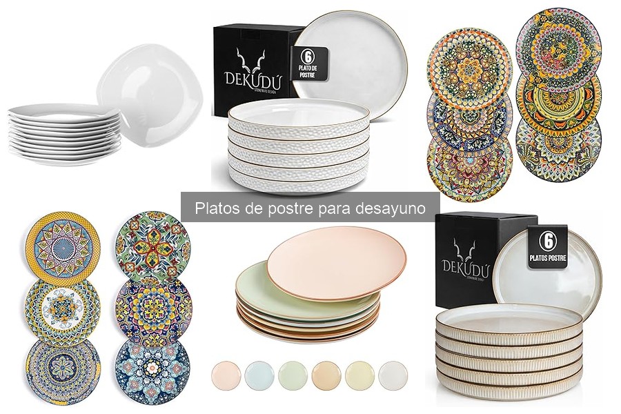 Consejos para Limpiar y Mantener Platos de Postre para Desayuno