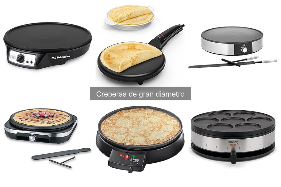 Creperas de gran diámetro: ¿Qué son y cómo usarlas?