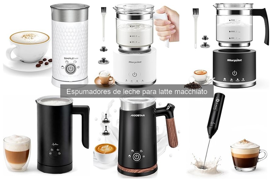 ¿Cuál es el mejor espumador de leche para latte macchiato?