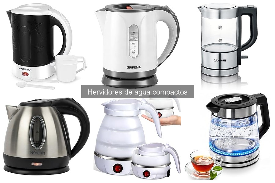 ¿Cuál hervidor de agua compacto es mejor para viajar?