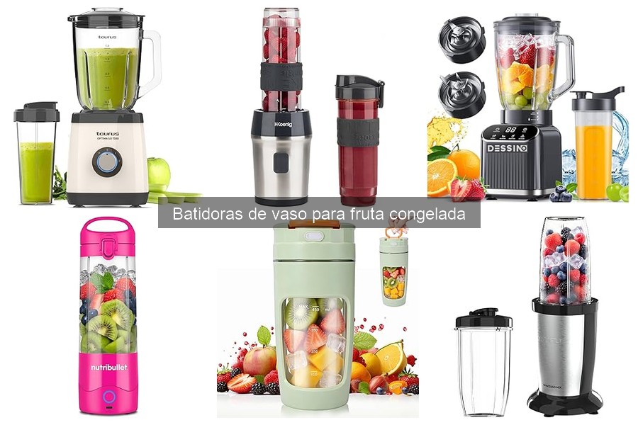 ¿Cuánta potencia necesita tu batidora para fruta congelada?