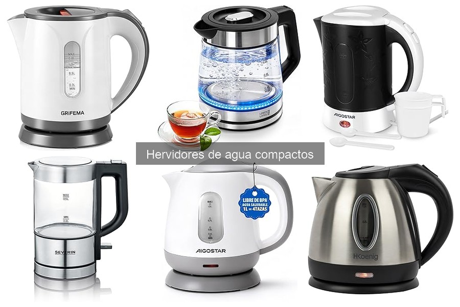 ¿Cuánto consume un hervidor de agua compacto? Eficiencia medida
