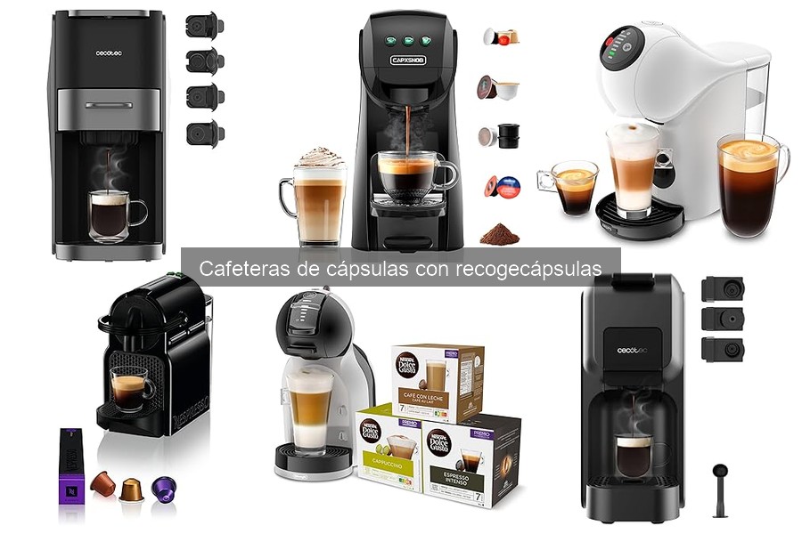 ¿Cuánto cuesta una cafetera de cápsulas con recogecápsulas?