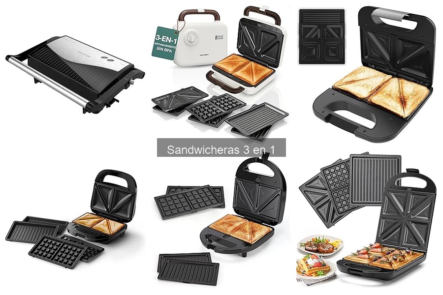 ¿Cuánto cuesta una sandwichera 3 en 1? Precios y Ofertas