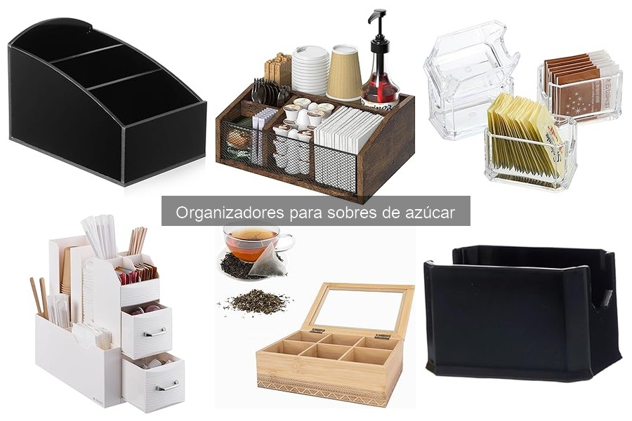 Decoración de Cocina: Ideas con Organizadores de Sobres de Azúcar
