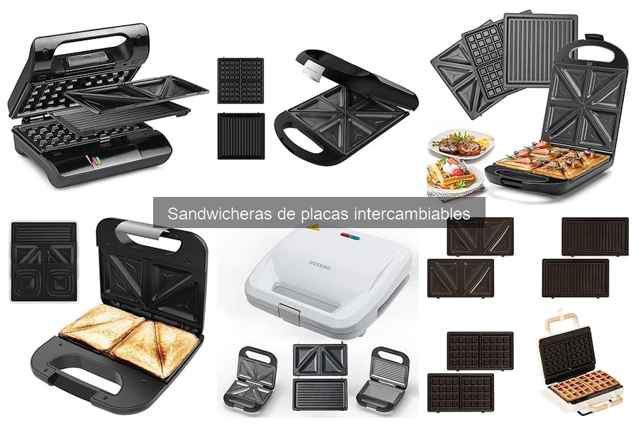 Descubre las sandwicheras de placas intercambiables