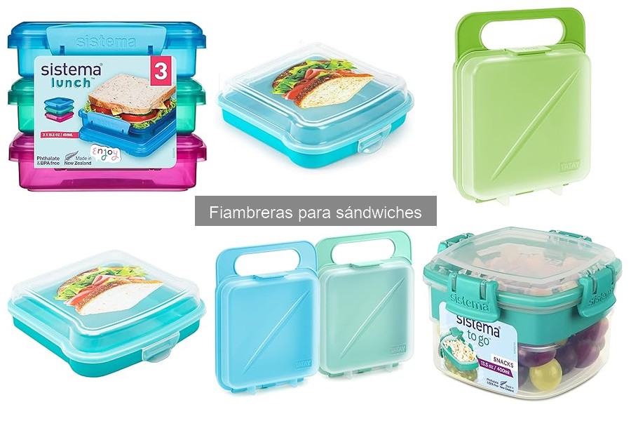 Descubre los Mejores Tipos de Fiambreras para Sándwiches